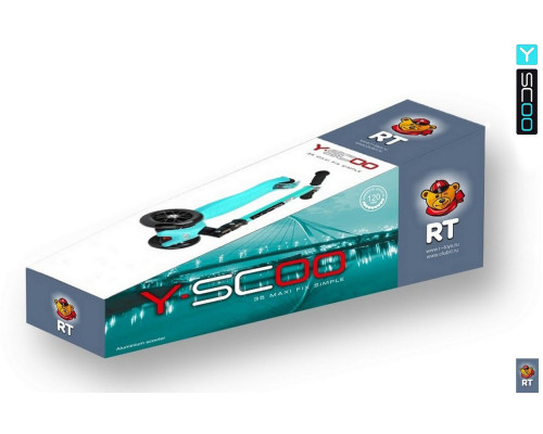 Самокат Y-SCOO 35 MAXI FIX Simple red