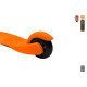 Самокат Y-SCOO mini A-5 Simple цв. orange с цветными колесами