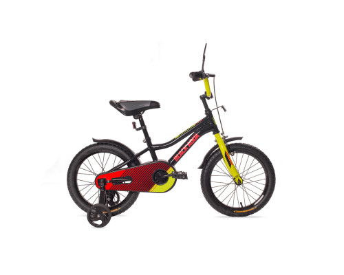 KG1624 2-х колесный велосипед BA Rainer 16, 1s, (чёрно-лимонный)